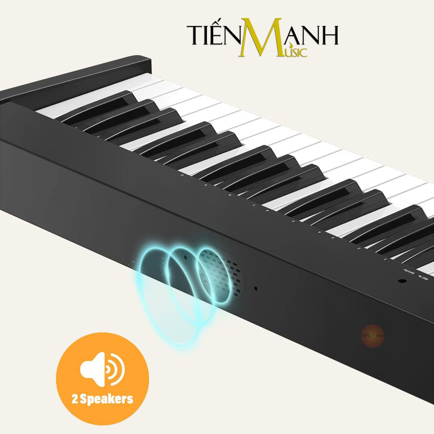 Đàn Piano Điện Konix PH88S - 88 Phím nặng Cảm ứng lực Có Loa, Bluetooth, Pin sạc PH88 Hàng Chính Hãng