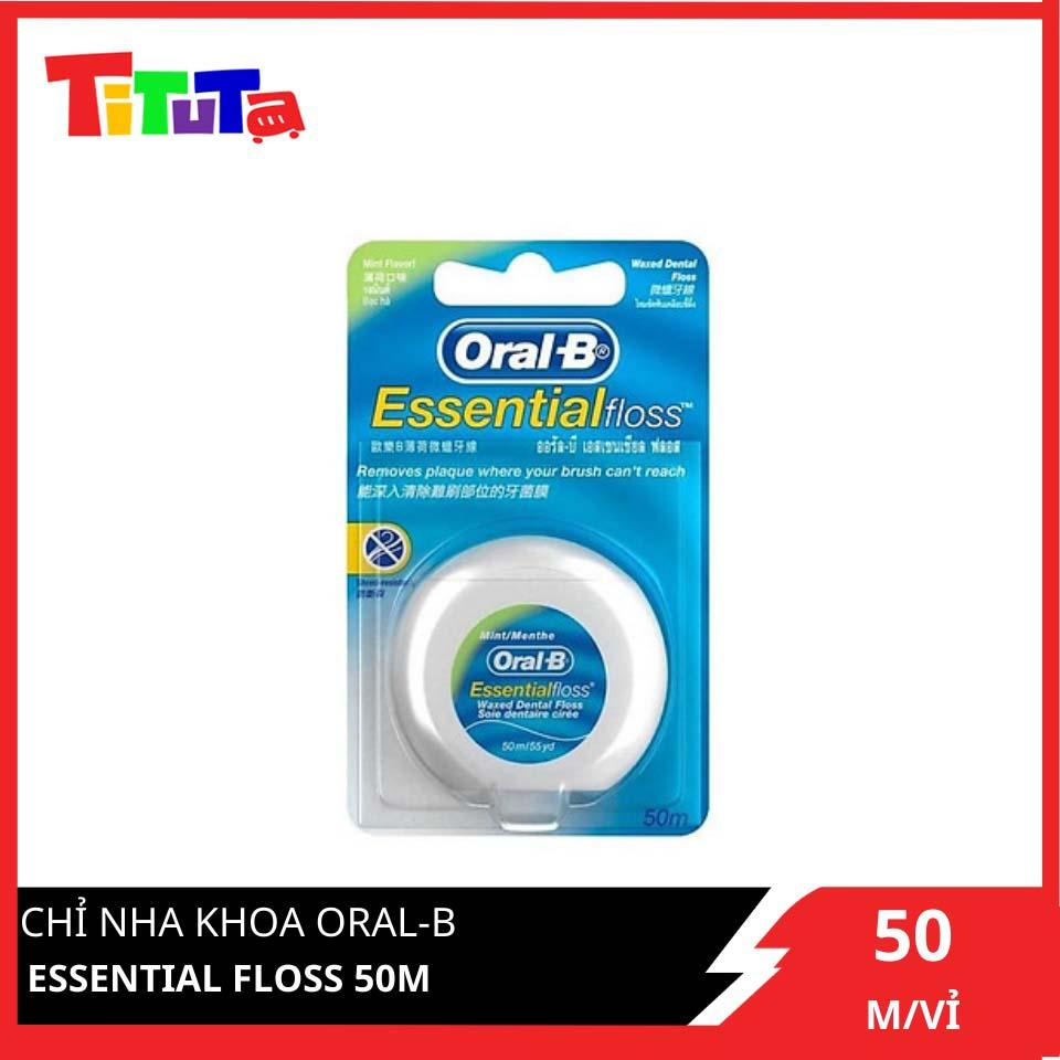 Chỉ Nha Khoa Oral-B Floss Essential Menthol (50m)
