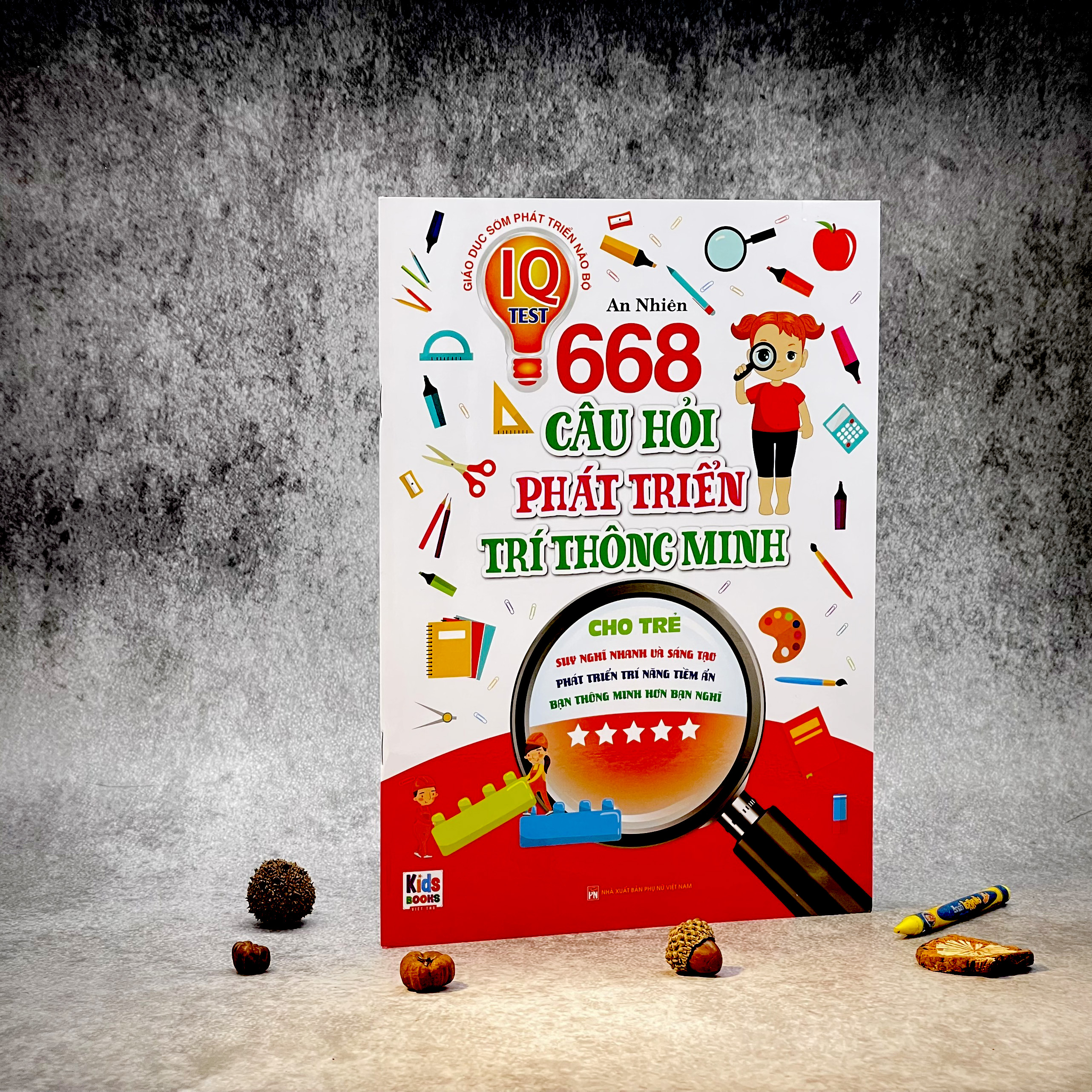 Sách - Phát Triển Trí Tuệ IO - 668 Câu Hỏi Phát Triển Trí Thông Minh Cho Trẻ - Tập 5