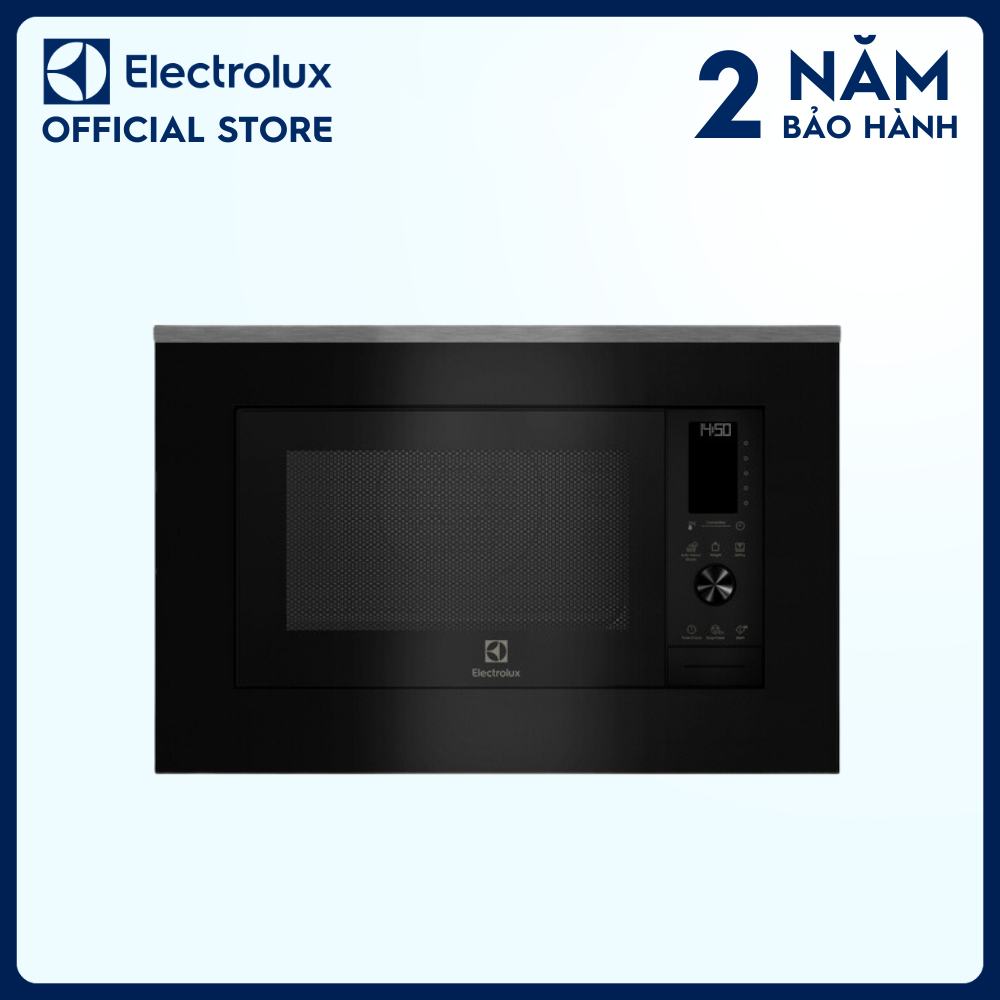 Lò vi sóng âm Electrolux tích hợp nướng đối lưu UltimateTaste 900 30L EMSB30XCF, Rã đông nhanh chóng [Hàng chính hãng]