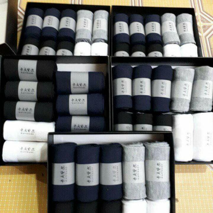 HỘP 10 Tất Nam Chống Hôi Chân, Khử Mùi XUẤT NHẬT