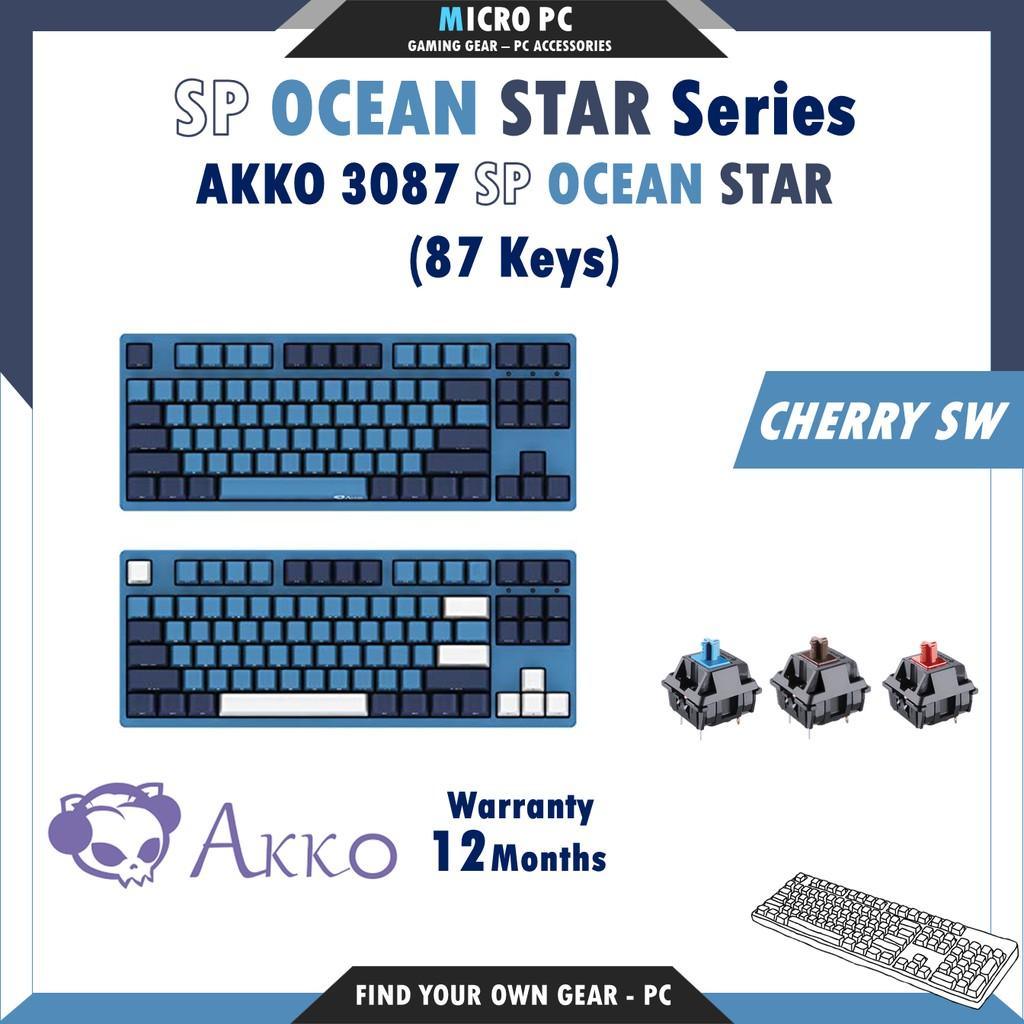 Bàn Phím Cơ AKKO 3068 / 3084 / 3087 / 3108 SP Ocean Star - Hàng chính hãng