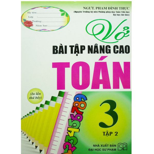 Vở Bài Tập Nâng Cao Tóan 3 ( tập 2)