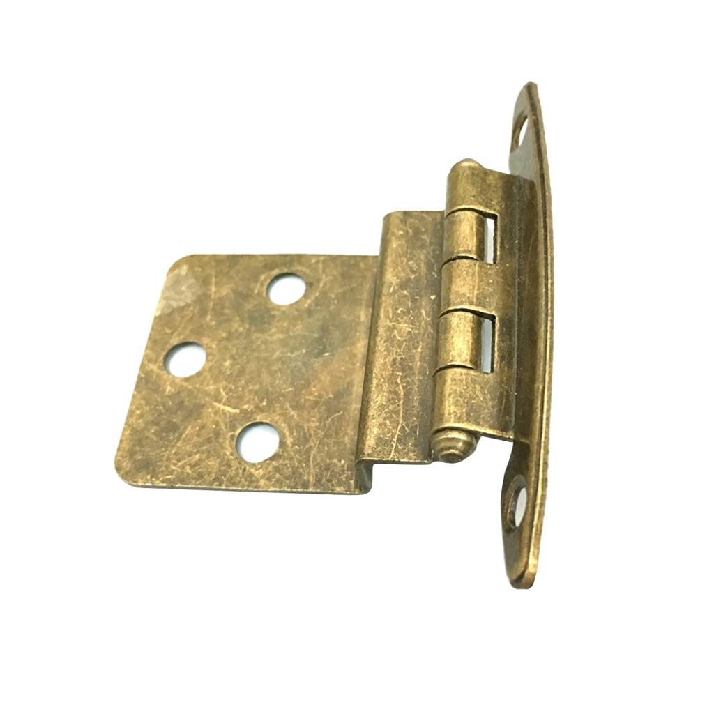 Vintage Antique Brass Mini Hinges for Wooden Furniture Box Hardware