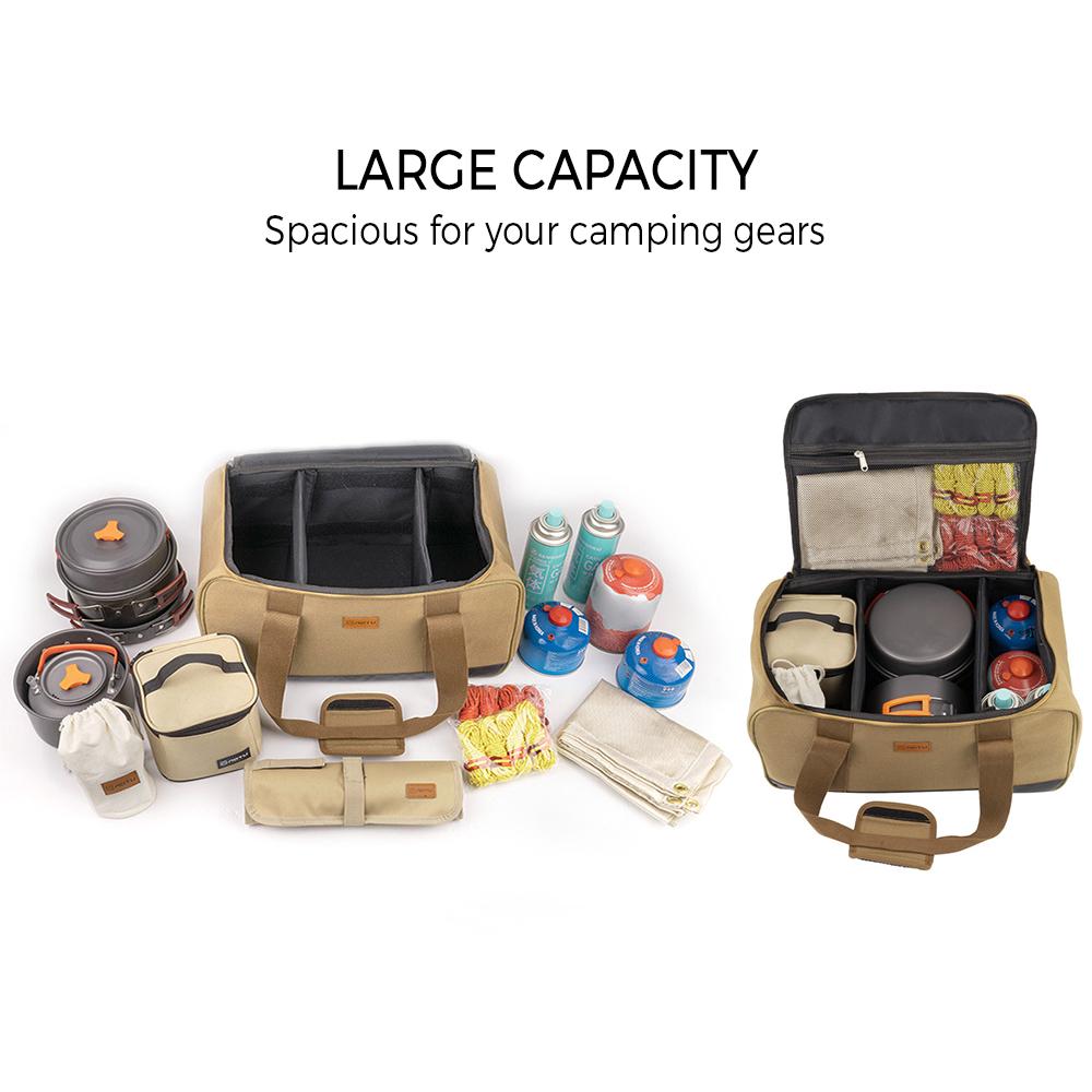 Waterproof Camping Duffel Bag Outdoor Camping Gear Cookware Tool Storage Bag Carry Case