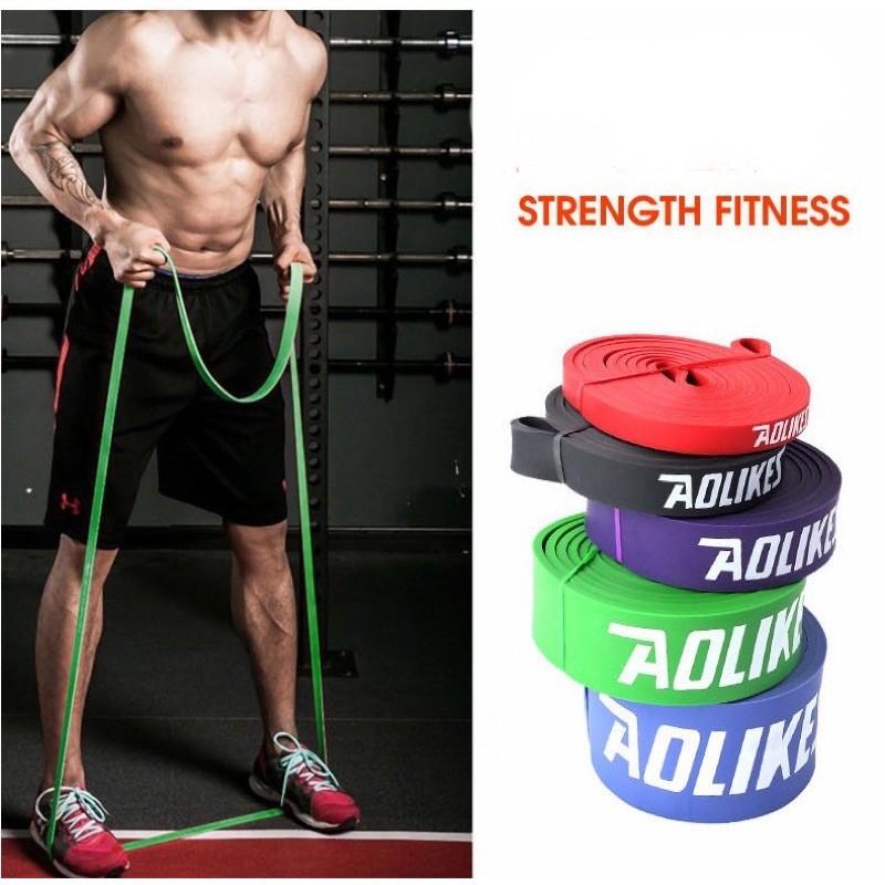 Dây Kháng Lực Tập Gym Đa Năng Power Band Aolikes A3602 Nhiều Cấp Độ Chính Hãng