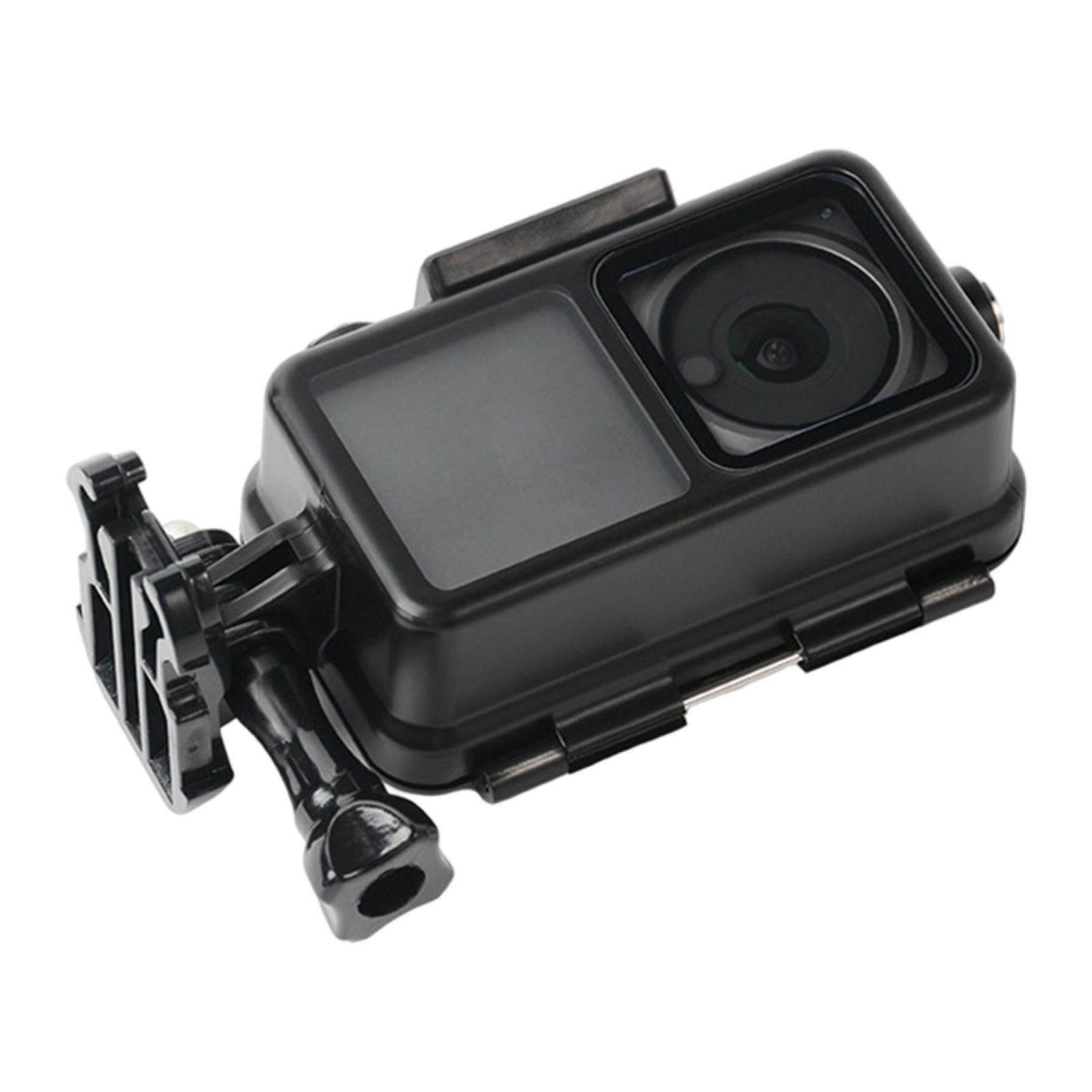 60M Waterproof Housing Case Shell ,Diving Housing Quick Release, with Tempered Lens Mount ,Underwater Case for DJI Action 2 Camera Accessories