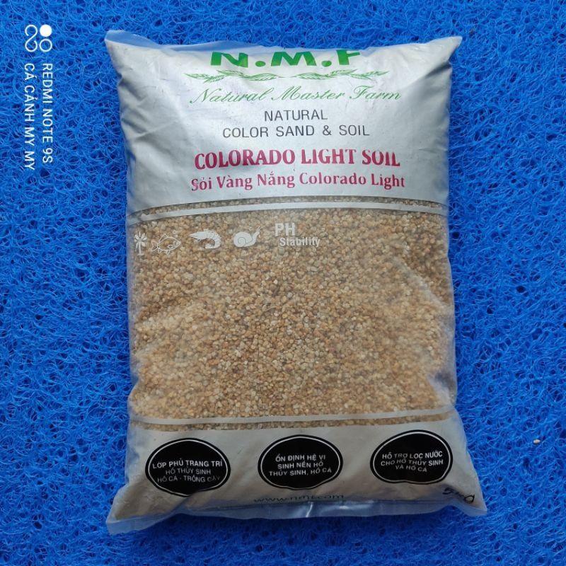5KG - Sỏi vàng nắng trang trí hồ thủy sinh, hồ cá