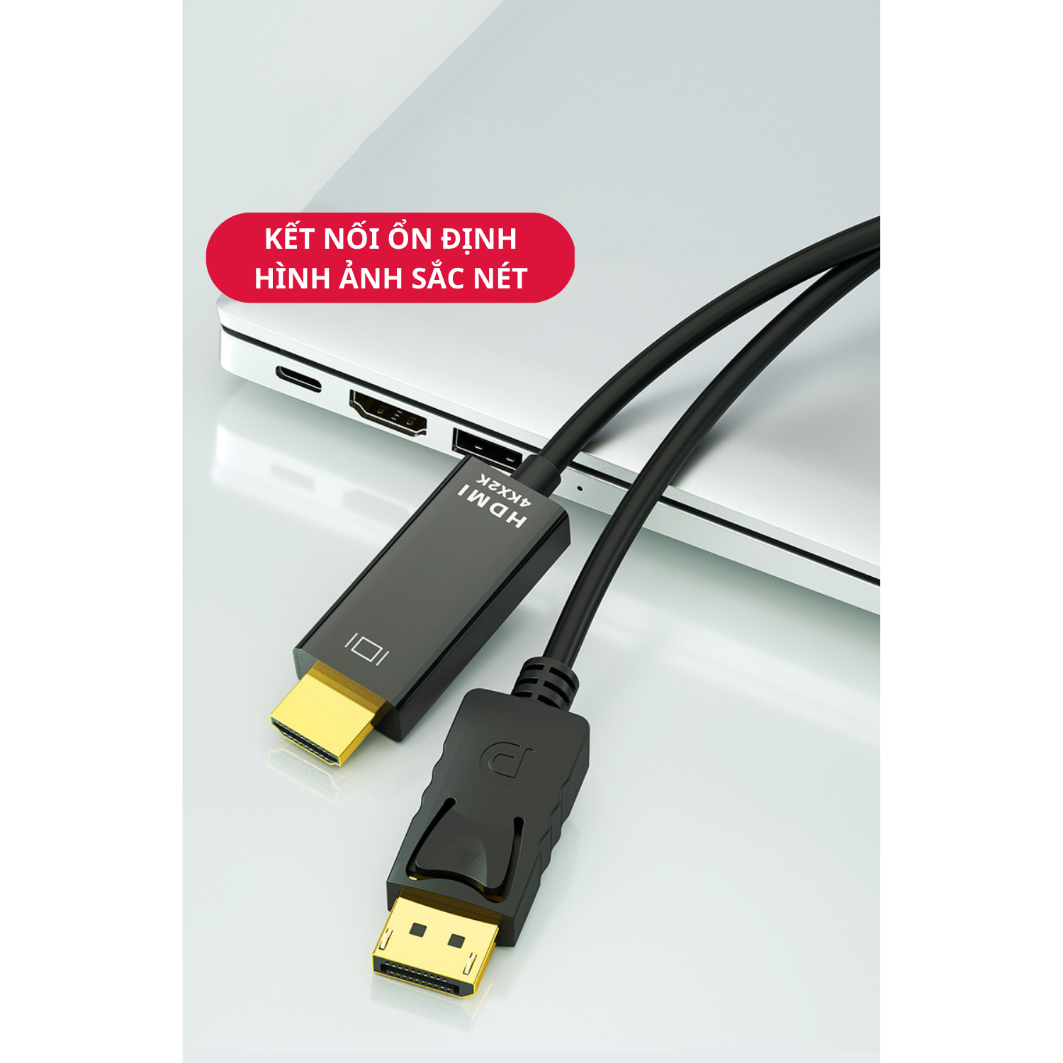 Dây Cáp Chuyển Đổi Displayport DP to HDMI Hỗ Trợ 4K 2K 1080P - Hàng Chính Hãng Tamayoko