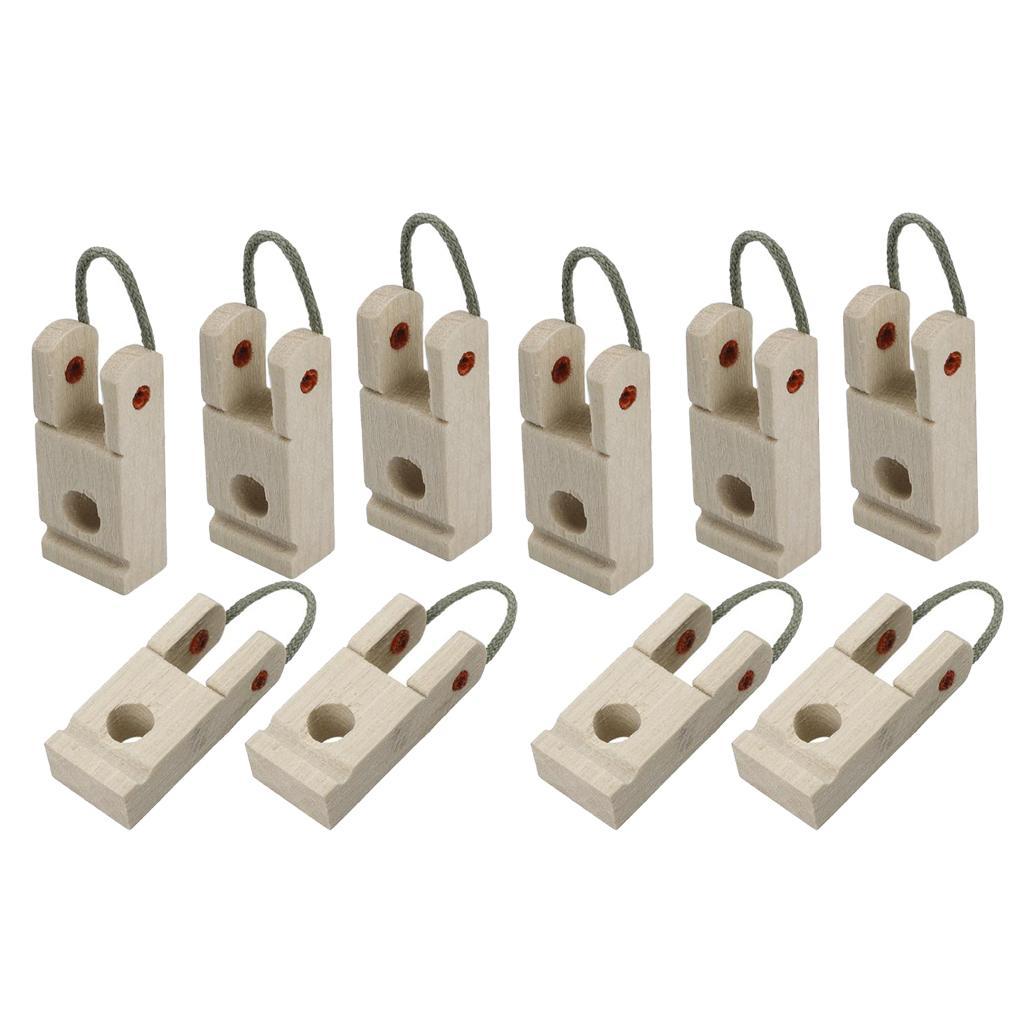 40pcs Wood Piano Hammer Butt Plates/ Flanges Piano Accessory 27 X 12 X 7mm