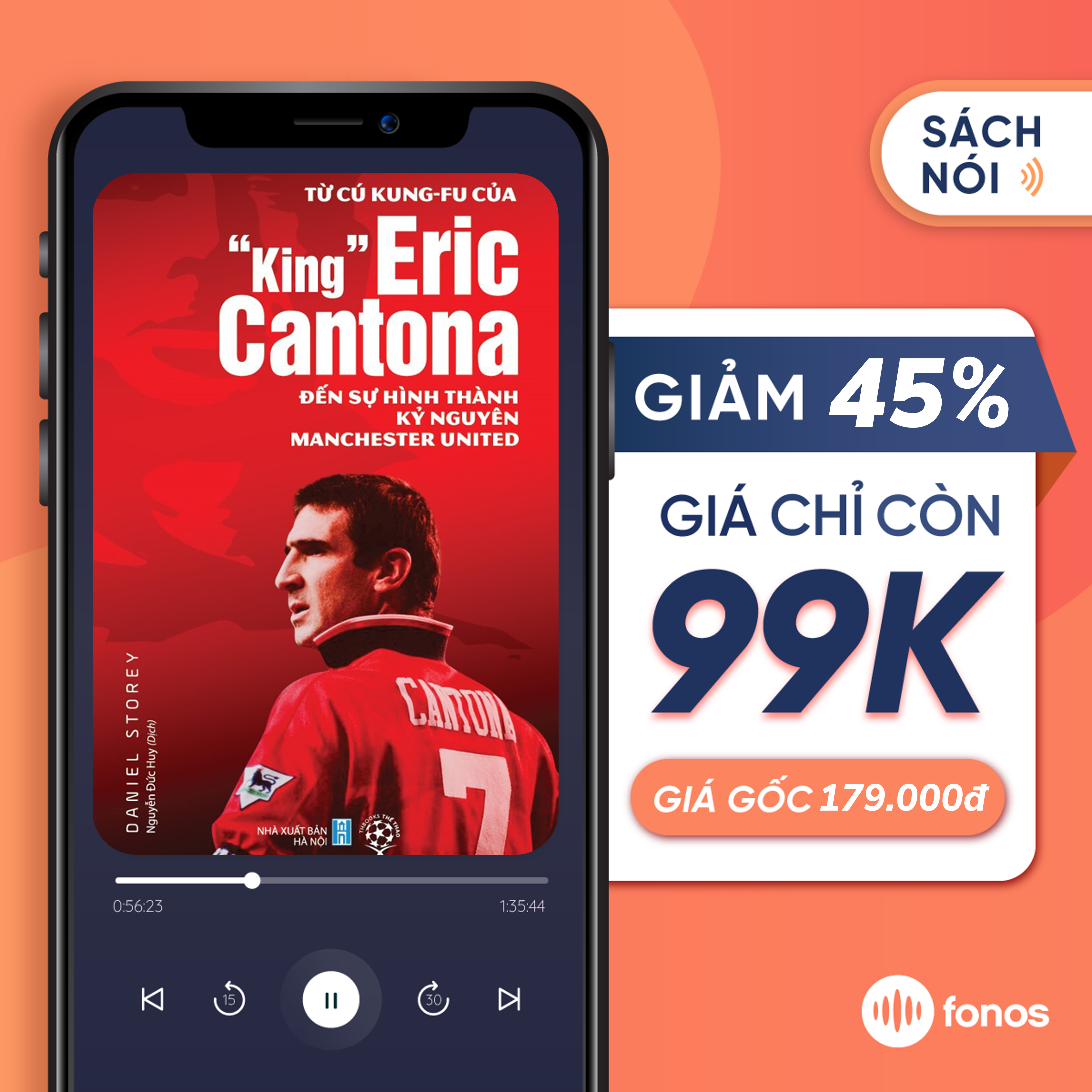 Sách nói Fonos: Từ Cú Kungfu Của "King" Eric Cantona Đến Sự Hình Thành Kỷ Nguyên Manchester United