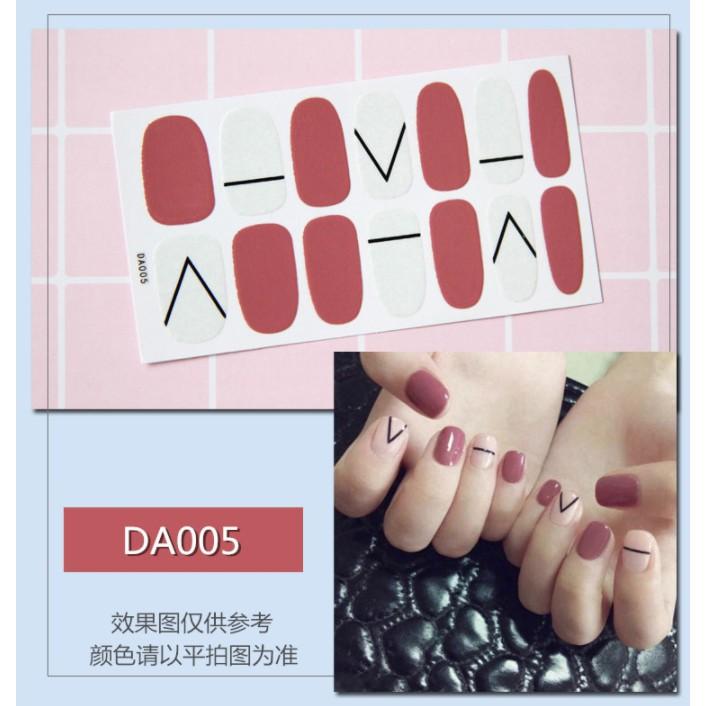 Dán móng tay 3D Korean Style Fashion nail sticker loại tốt