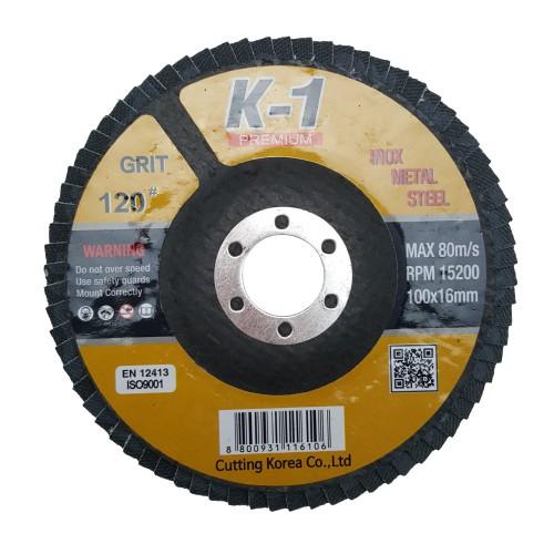 10 viên Đá nhám xếp 120# | Đĩa ráp xếp | Bánh nhám xếp K1 D100 120#