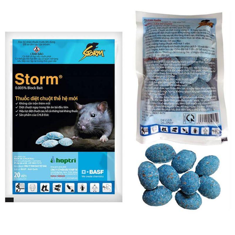 Thuốc diệt chuột Storm (Gói 20 viên)