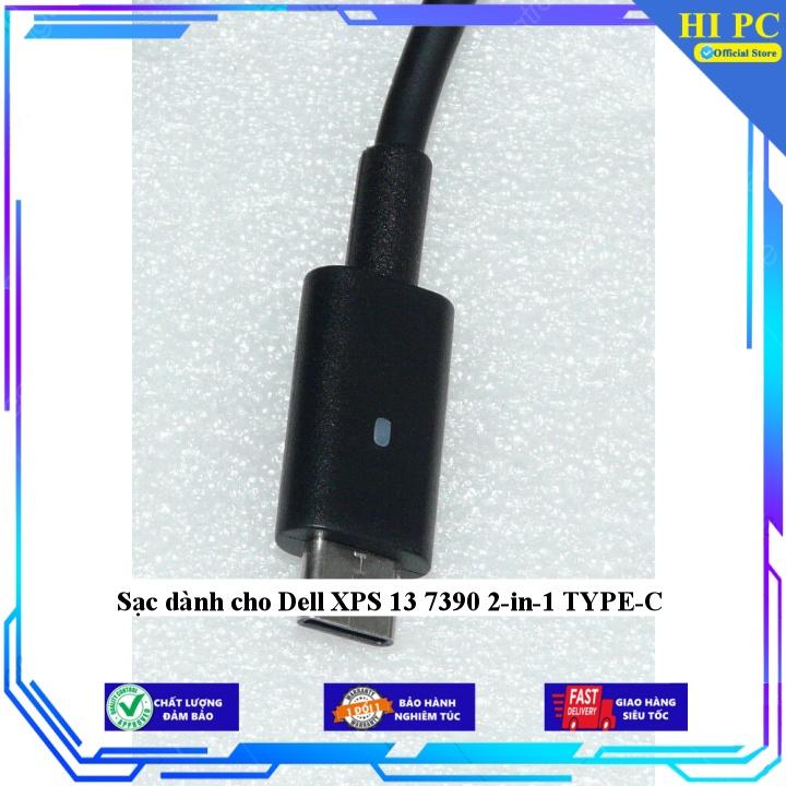 Sạc dành cho Dell XPS 13 7390 2-in-1 TYPE-C - Kèm Dây nguồn - Hàng Nhập Khẩu