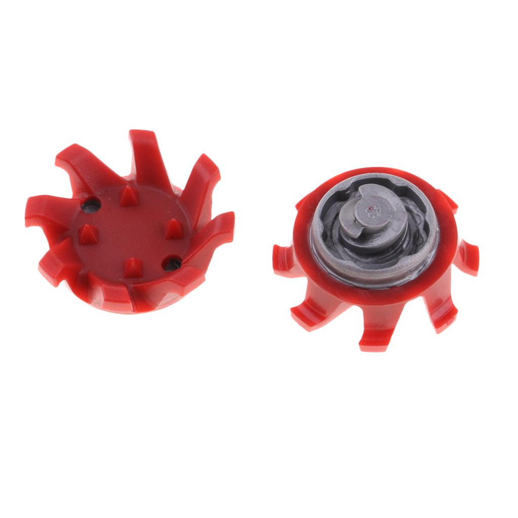 14Pcs/Set Red Rubber Golf Shoe Spike Cleat Replacement