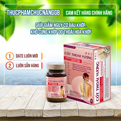 Thực phẩm bảo vệ sức khỏe CỐT THOÁI VƯƠNG PLATINUM