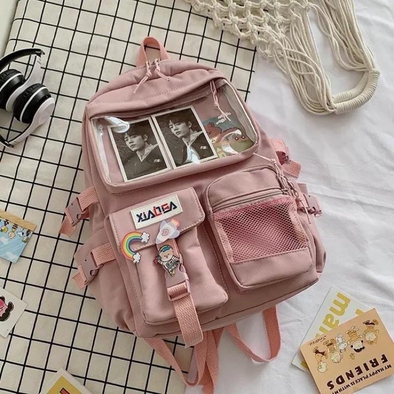 Balo Đi Học Uzllang Thời Trang Giá Rẻ Nhiều Ngăn XIADEA