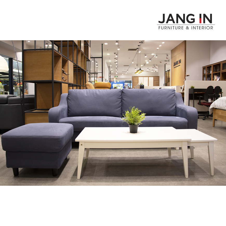 Bộ Ghế Sofa Ocean Dark Blue 3 Chỗ + Stool Jang In 1701200001-01