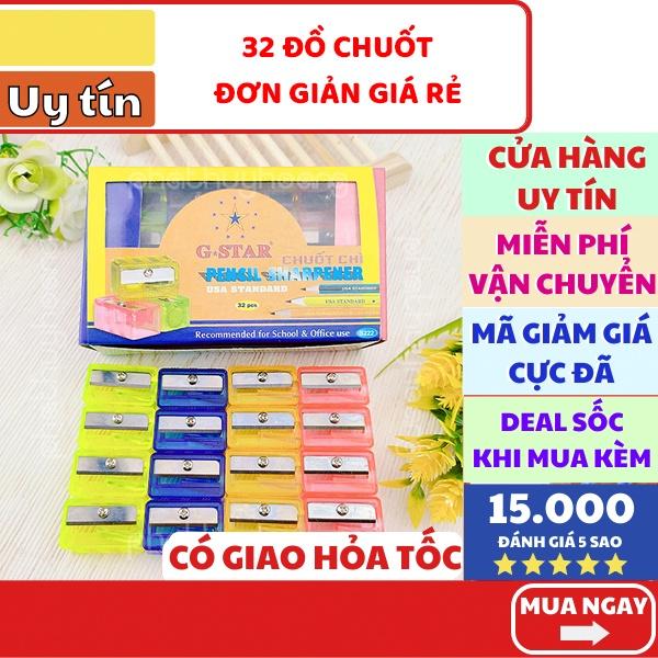 1 hộp đồ chuốt viết chì 32 cái loại tốt giá rẻ và chất lượng