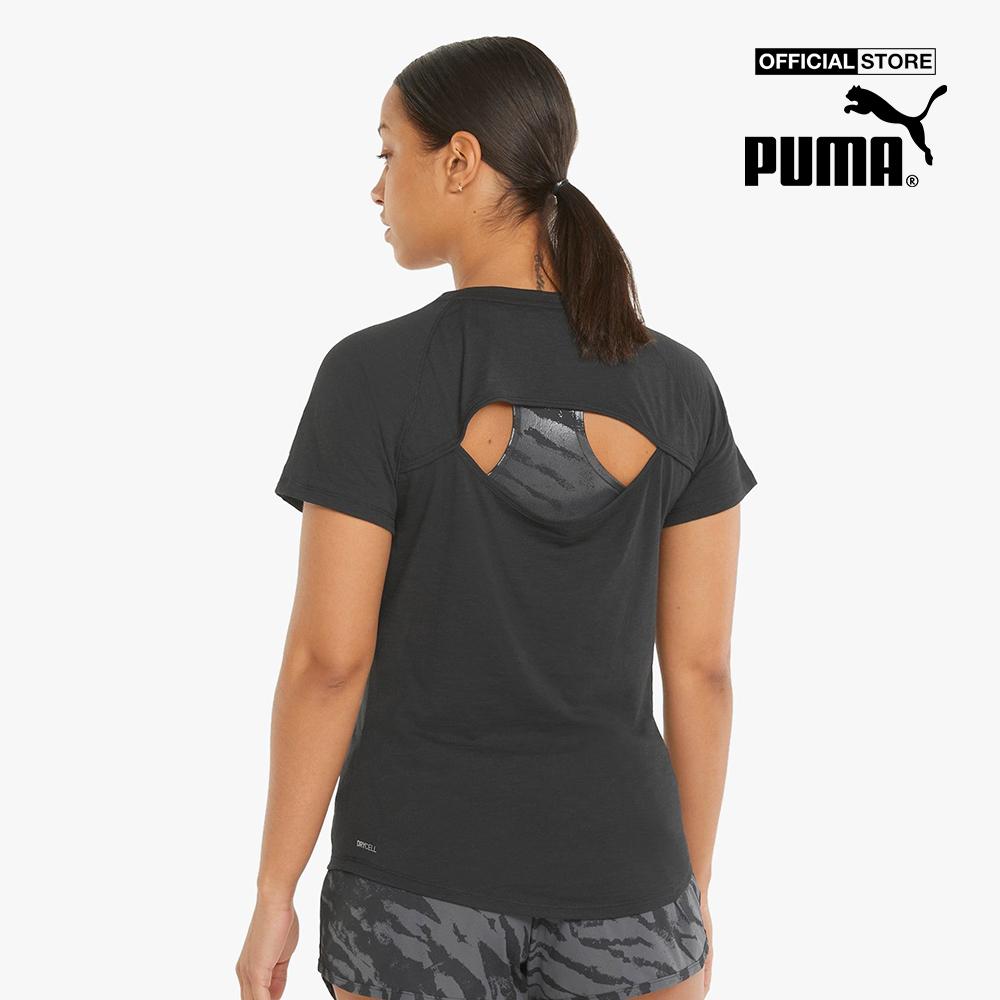 PUMA - Áo thun thể thao nữ ngắn tay 5K Logo 521388-01