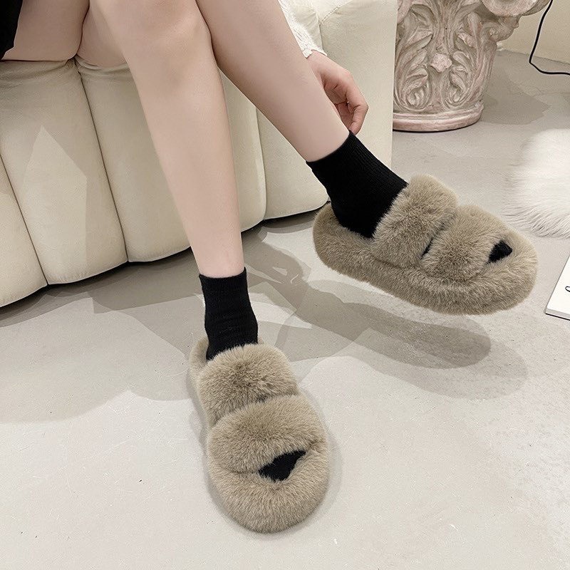 DÉP LÔNG QUAI NGANG ĐẾ CAO 4 CM ÊM CHÂN CHO CÁC NANG