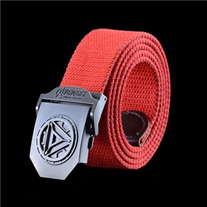 Thắt lưng vải dù mặt khoá Ironman - nhóm màu trơn