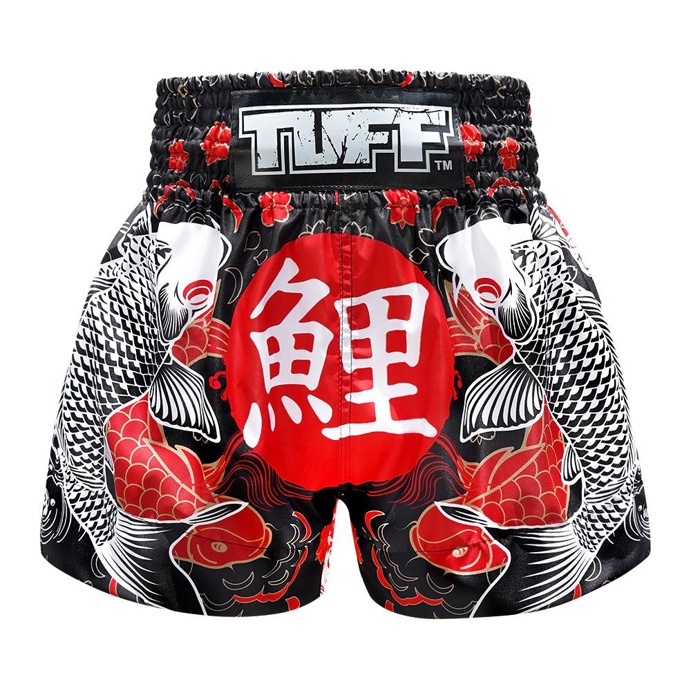 Quần Tuff Muay Thai Black Japanese Koi Fish