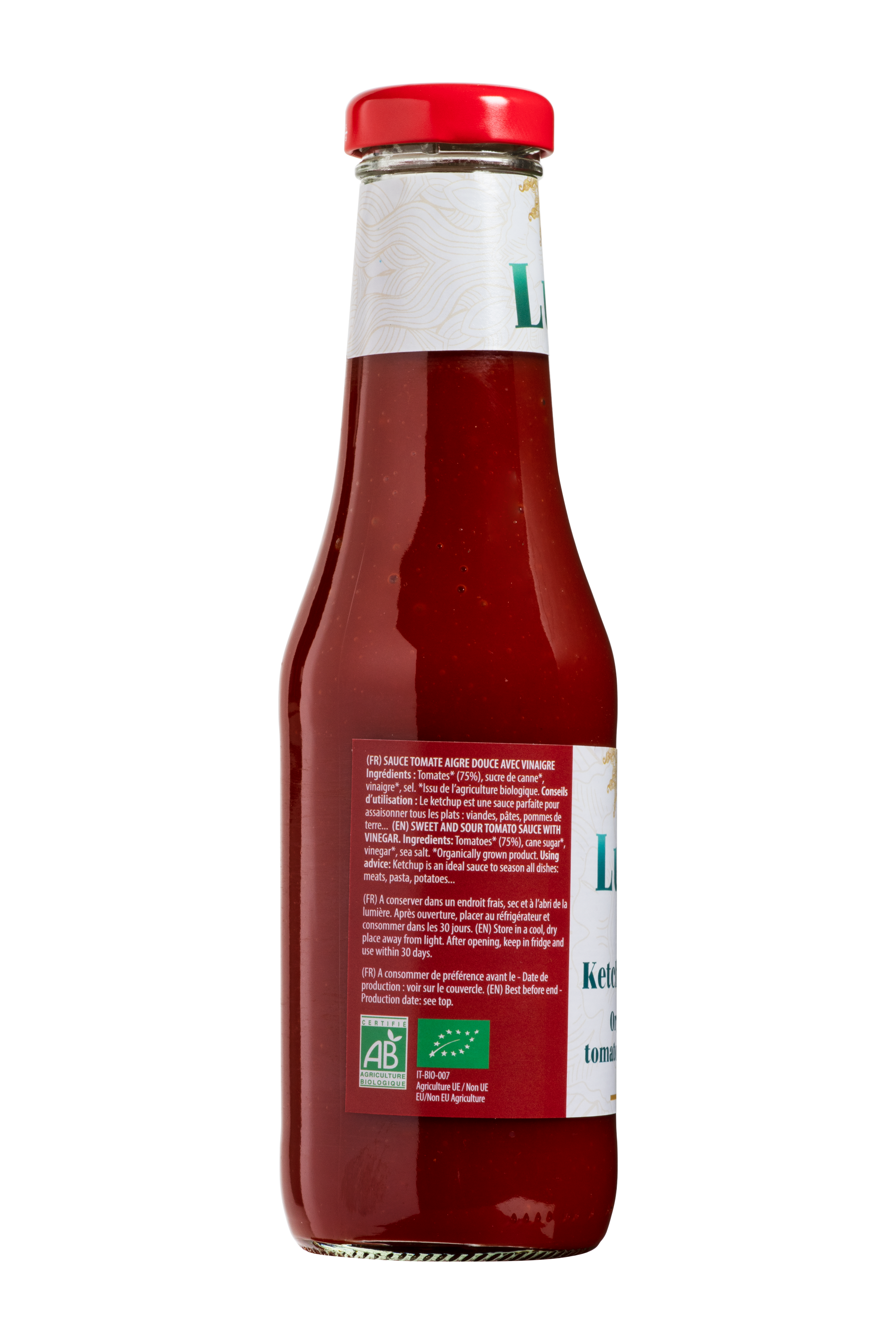 Sốt tương cà ketchup hữu cơ 500gr - Luce