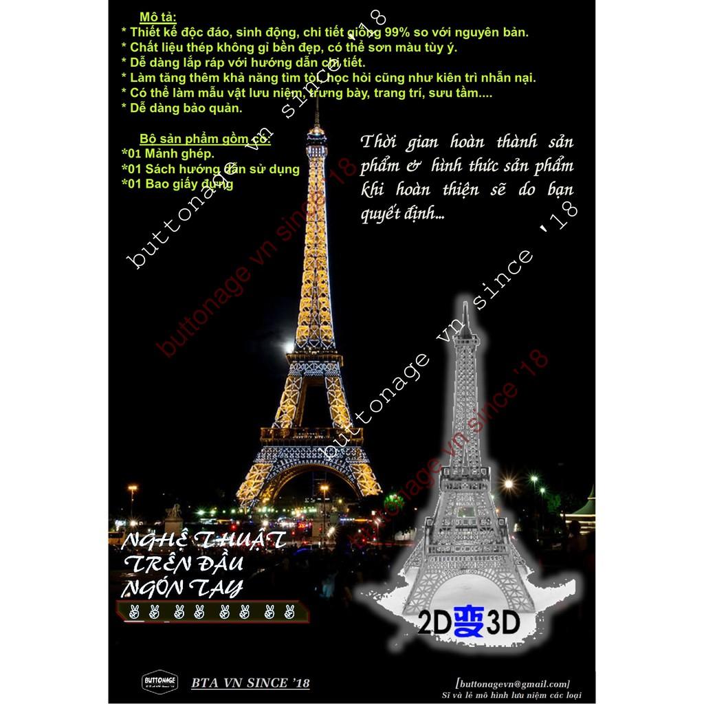 Mô Hình Lắp Ráp 3d Tháp Eiffel - Paris