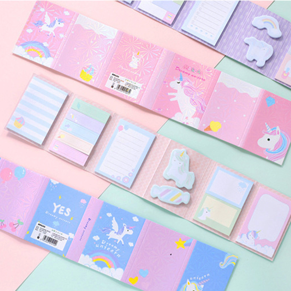 Sổ giấy note Dreamy UNICORN - màu ngẫu nhiên