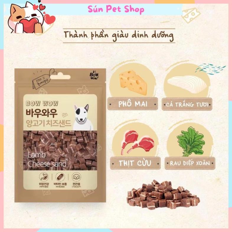 Phomai thịt cừu Bowwow - Phô mai cho chó mèo, giàu protein và canxi, chăm sóc xương khớp
