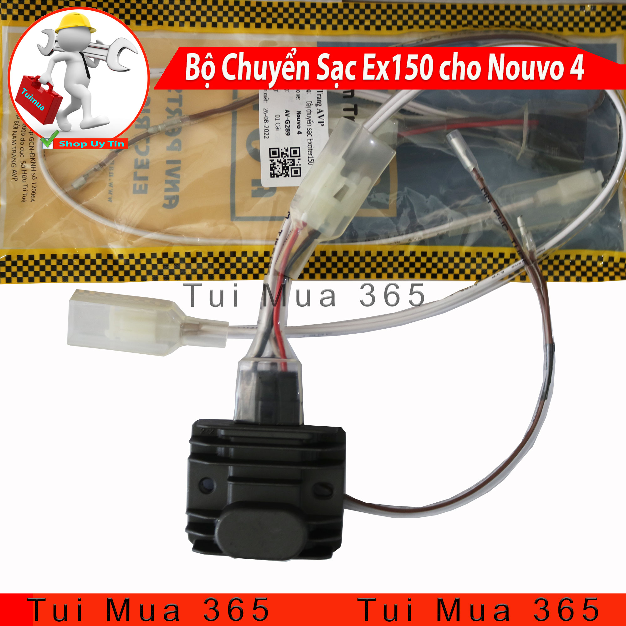 Bộ dây chuyển sạc Exciter 150 cho Nouvo 4, Nouvo LX