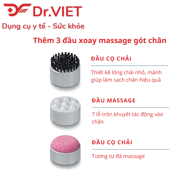Bồn Ngâm Chân Beurer đa năng FB50 - Máy ngâm chân massage cao cấp tăng cường sức khỏe cho đôi chân, giảm đau, êm dịu thần kinh, giảm stress; thư giãn và phục hồi