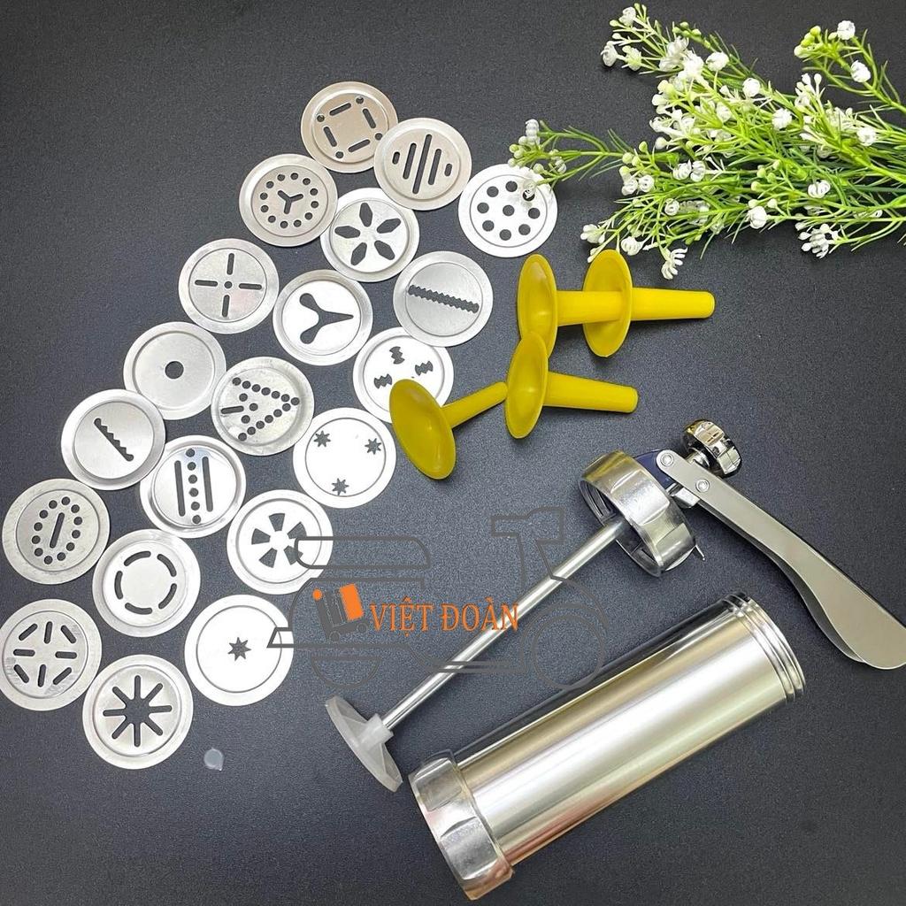 KHUÔN NHẤN BÁNH QUY, tạo hình COOKIES 3D sắc nét - INOX. Dụng cụ làm bánh chuyên nghiệp