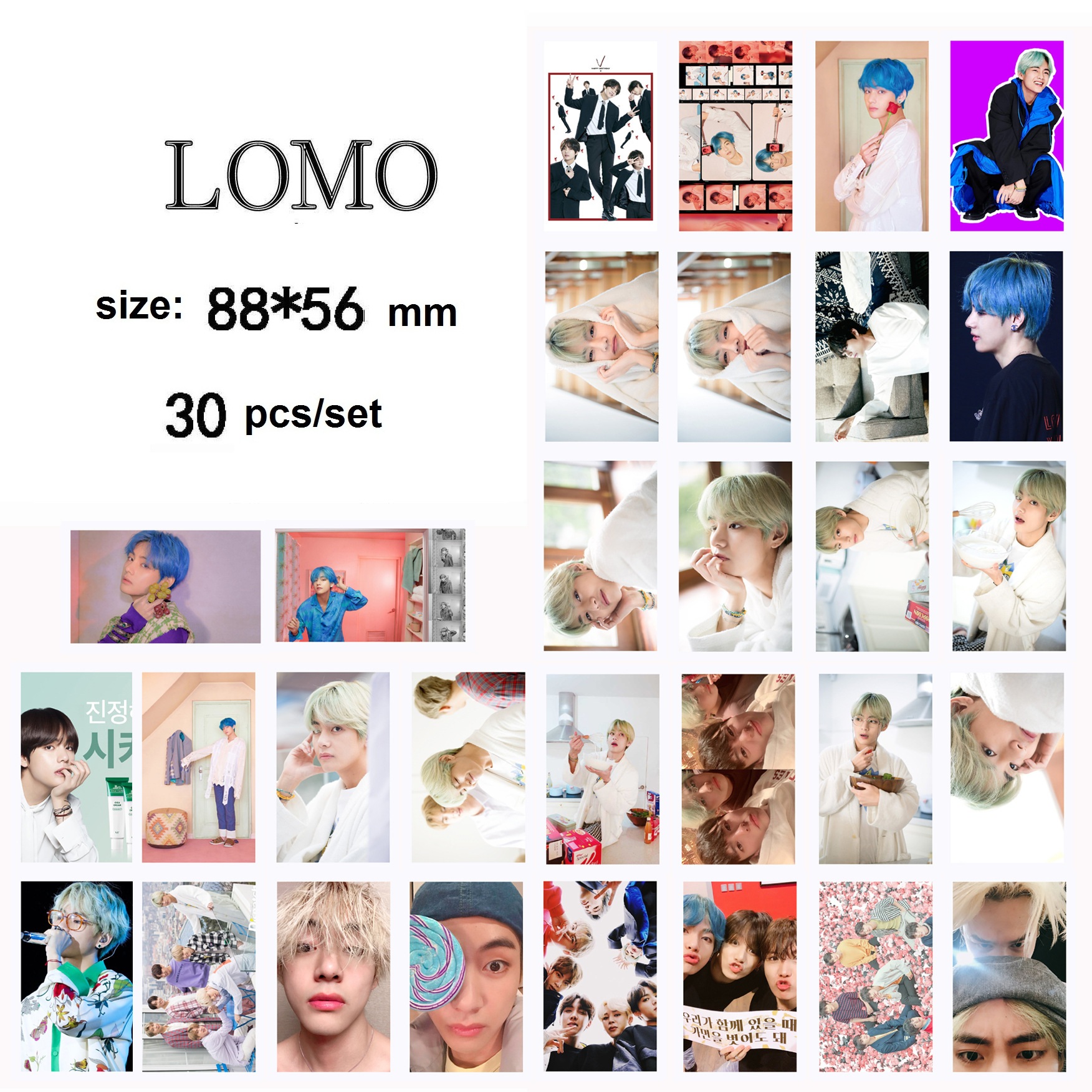 Bộ Lomo card V BTS "Map of the Soul"