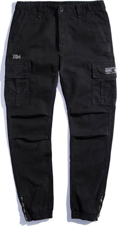Men's Fashion Slim Pants Student Trend Korean Multi-Bag Slim Pants Slim Cargo Pants
