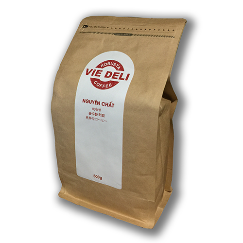Cà phê hạt Robusta Viedeli, túi 500g