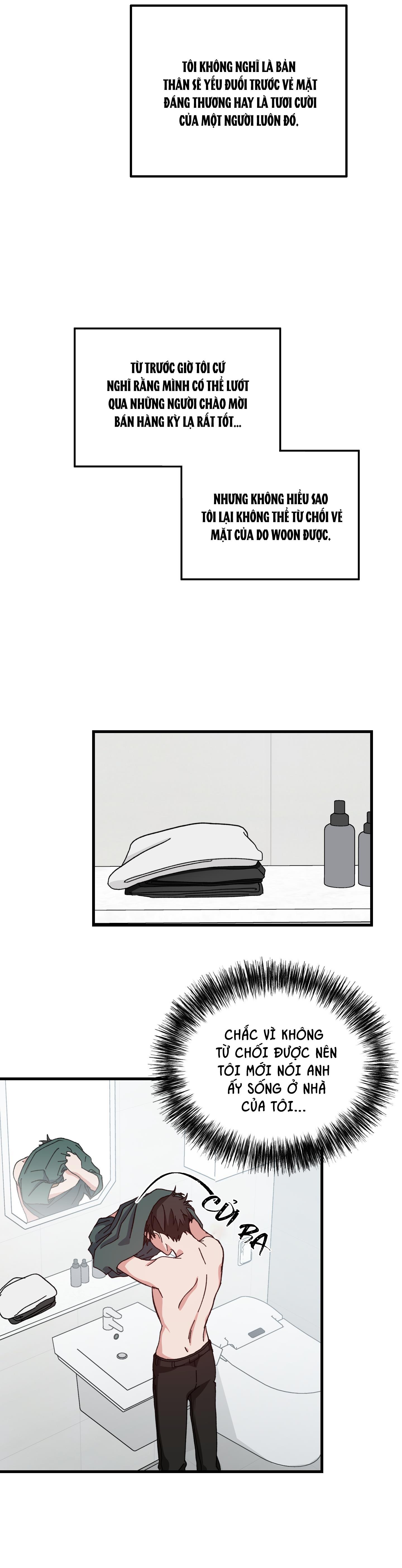 yêu tôi đi, thần hộ mệnh chapter 4 12