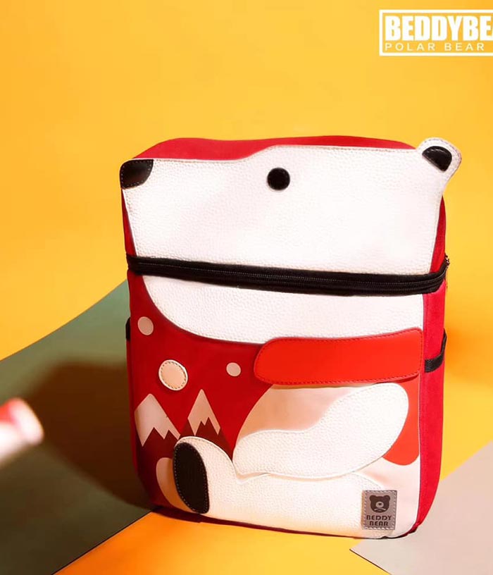 Balo BeddyBear Cute Bag In Hình 3D Dành Cho Bé Từ 04 Tuổi Trở Lên (BH Chính Hãng 12T)