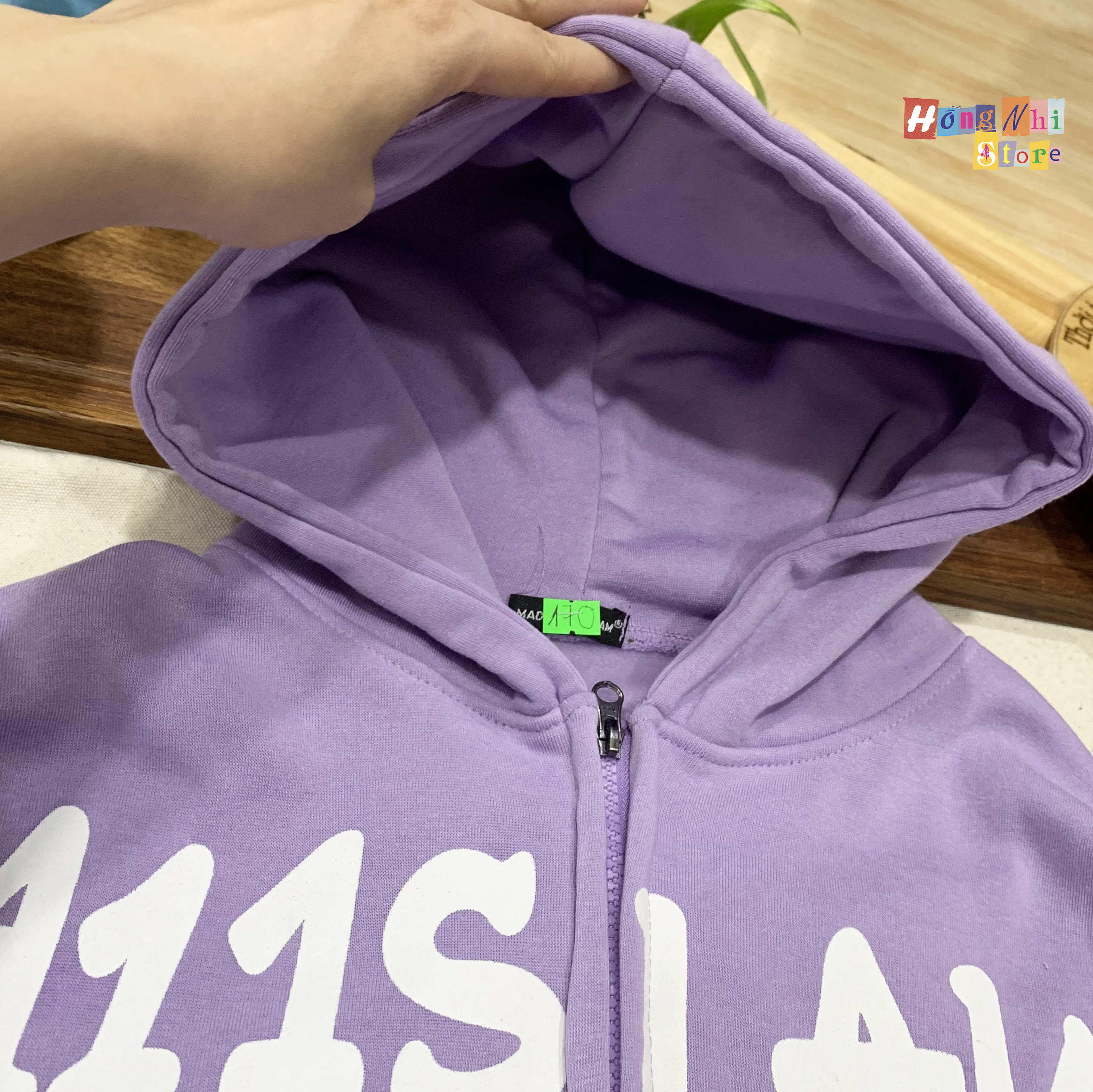Áo Khoác Hoodie Zip Nỉ A11S Tay Phồng Dây Kéo Dáng Rộng Nam Nữ Oversize Ulzzang Unisex - MM