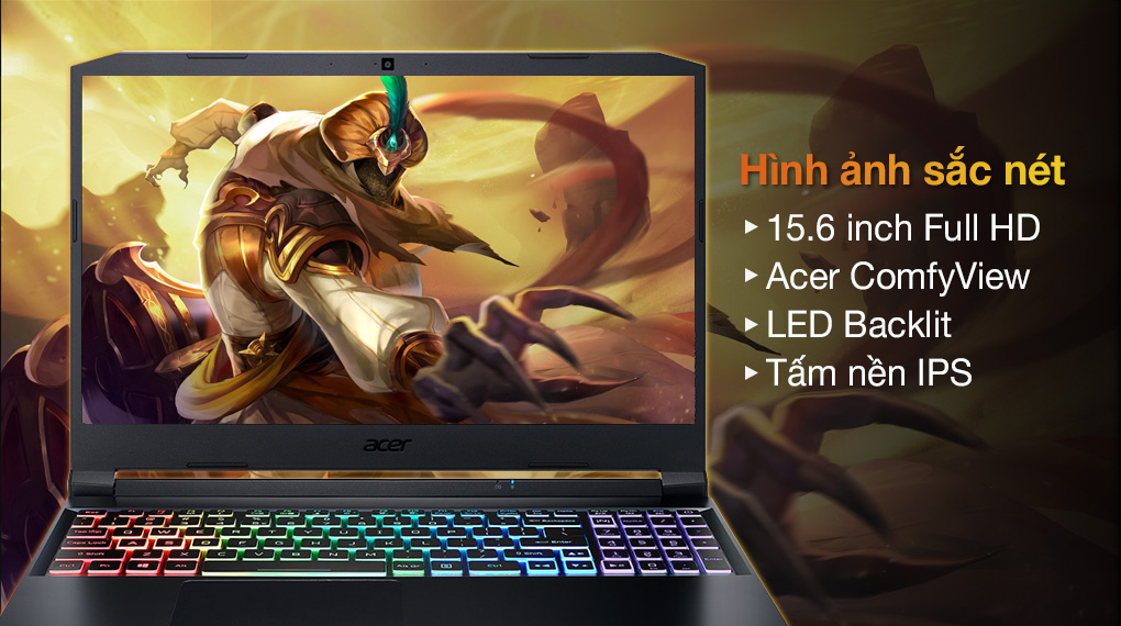 Laptop Acer Nitro 5 Eagle AN515-57-54MV - Hàng Chính Hãng