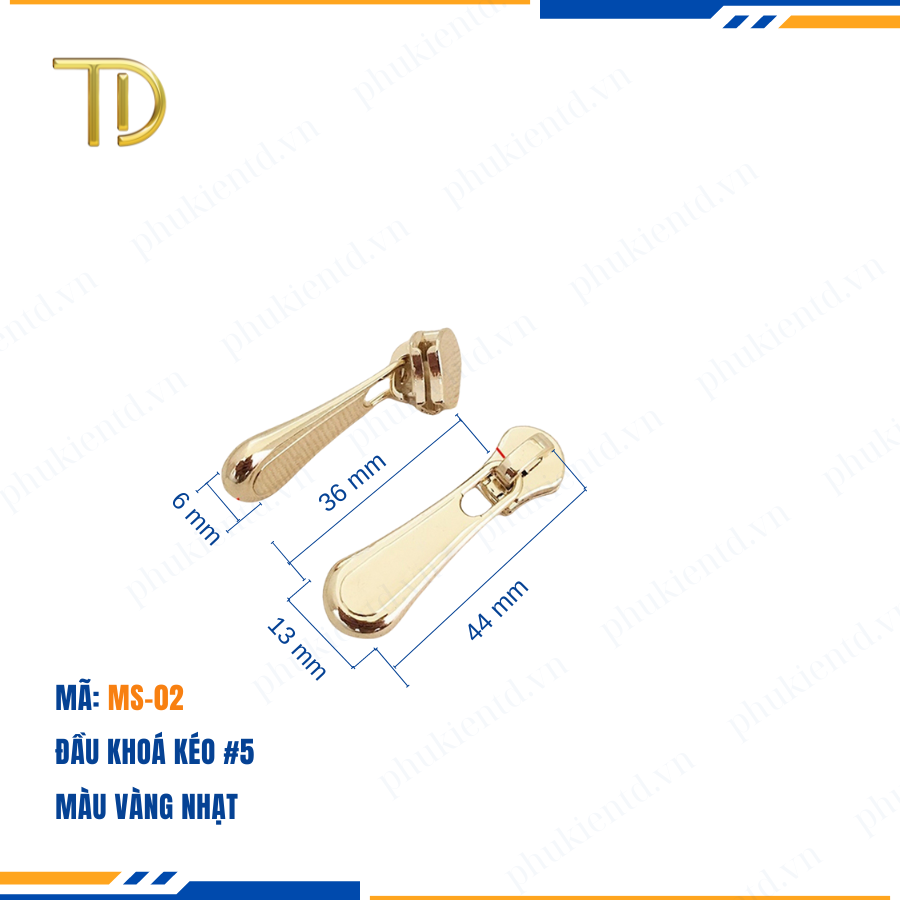 Đầu khóa kéo túi xách, đầu khóa kéo thay thế, đầu khóa kéo balo răng 5, Mạ điện độ bền 5-8 năm