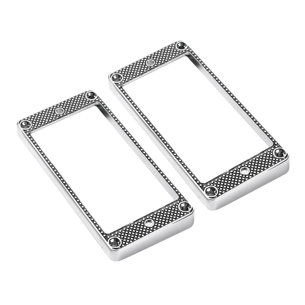 2 Pieces Electric Guitar Pickup Accessories Guitar Humbucker Pickup Frame