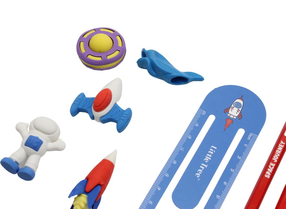 Bộ Dụng Cụ Học Tập Phi Hành Gia Space Journey - Little Tree GP8020-E (13 Chi Tiết)