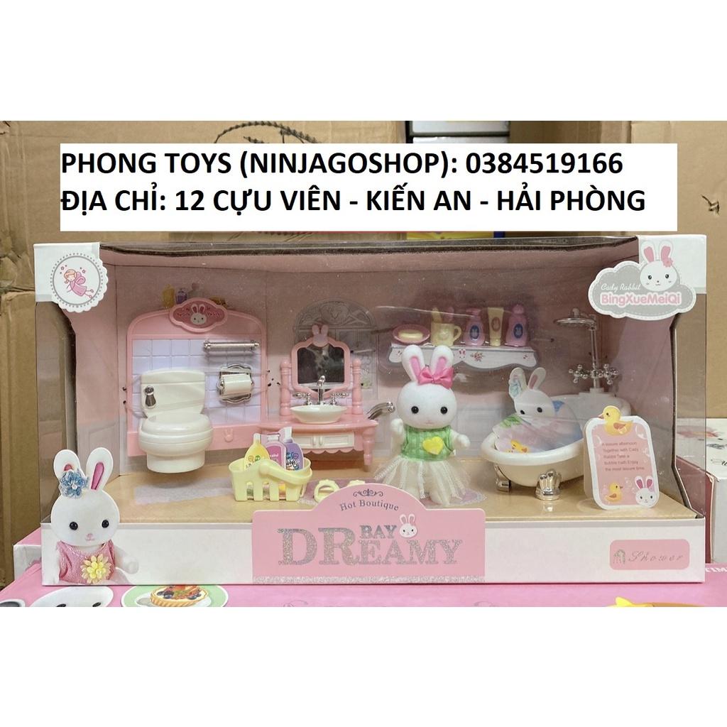 Set 6 hộp búp bê THỎ CONY DREAM và phụ kiện trong phòng cực dễ thương cho bé gái