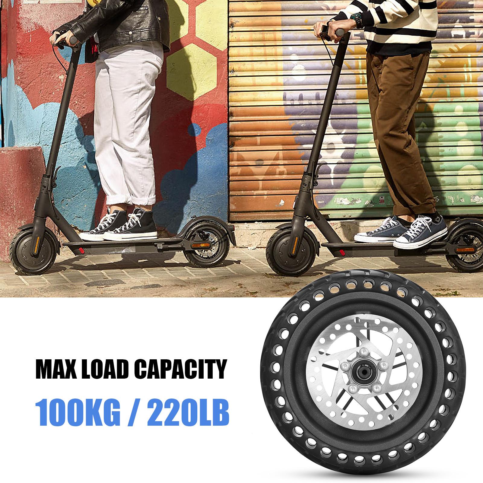 Lốp Sau Xe Tay Ga Điện Với Bộ Phanh Đĩa Trung Tâm 8,5 Inch Đặc Cho Xe Tay Ga Xiaomi M365