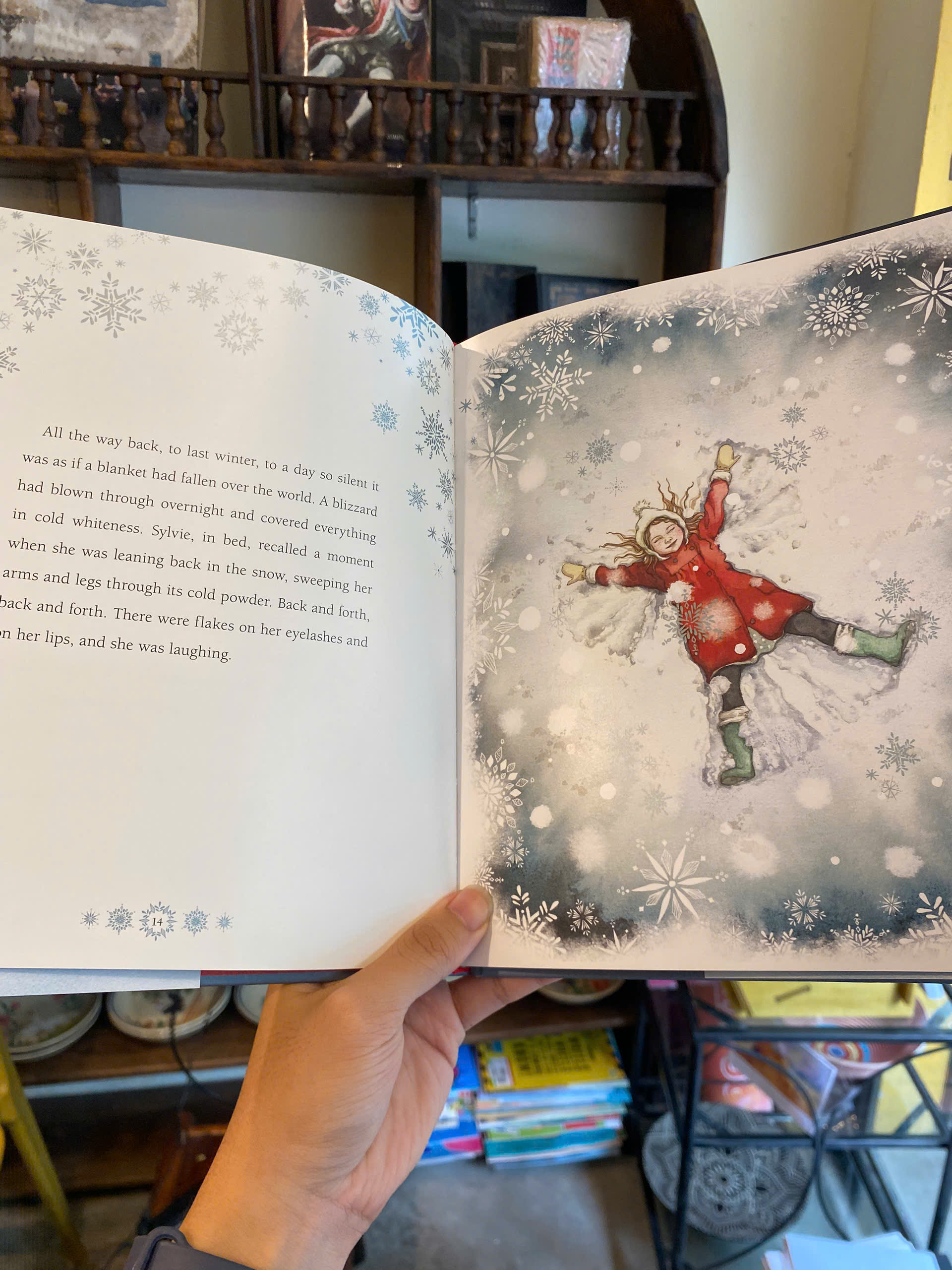 Sách - Where Snow Angels Go: A Delightfully Wintery Picture Book in English / Ngoại văn
