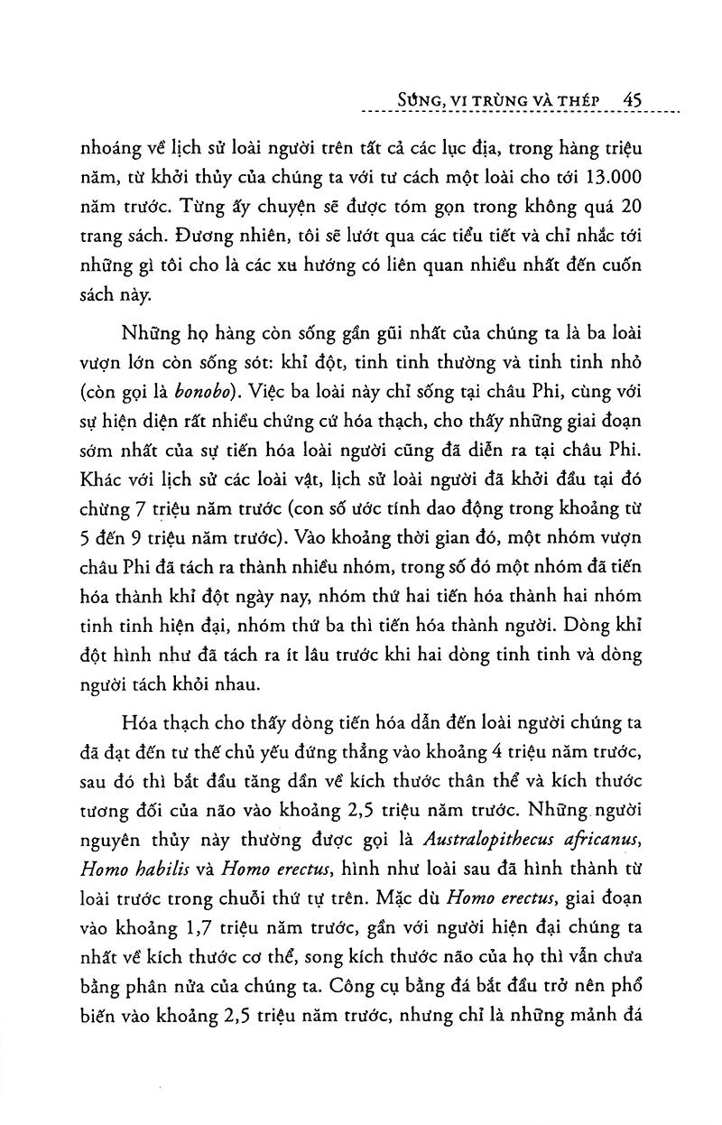 Súng, Vi Trùng Và Thép (Tái Bản)