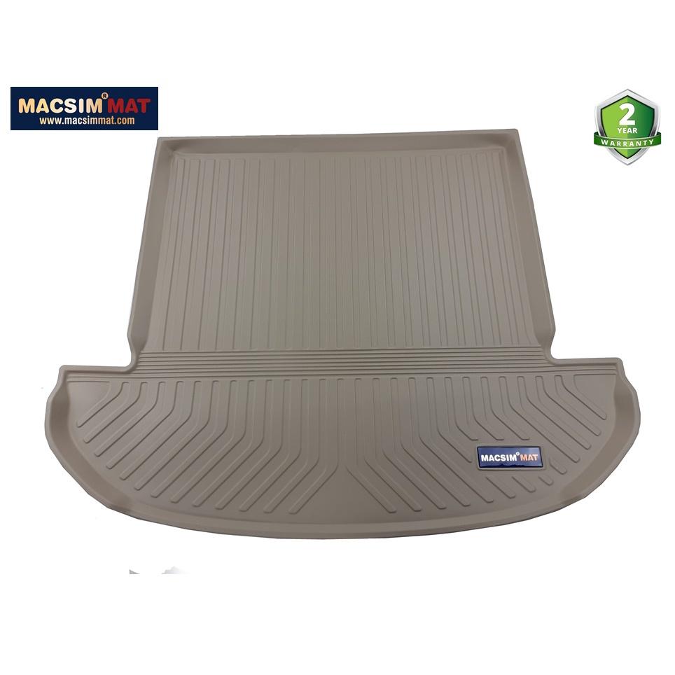 Thảm lót cốp Hyundai Santafe DM 7 chỗ 2016-đến nay nhãn hiệu Macsim chất liệu TPV cao cấp màu đen